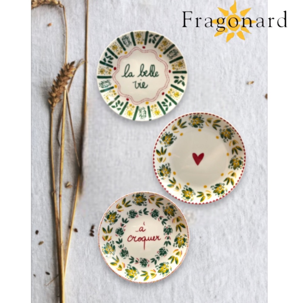 Fragonard Mini Plate Set